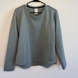 Nike Women’s Gray Thermal Fit Top Size Large NWT